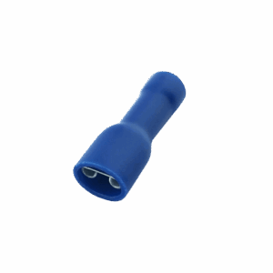 Full Insulated Blue Female Disconnect Lug – 4.8 mm