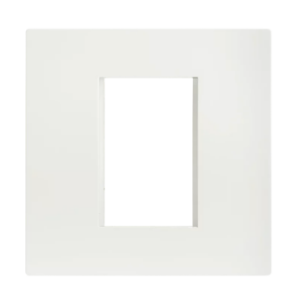 Crabtree Topaz 4×4 75×50 Grid 3‑Module Cover Plate – White