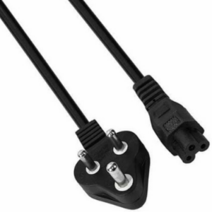 16A 3 PIN - CLOVER CORD 0.75mm IEC BLK 1.8M NON DEDICATED MALE