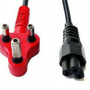 16A 3 PIN - CLOVER CORD DEDICATED 0.75mm IEC RED 1.8M PC-6DCH073BK1.8