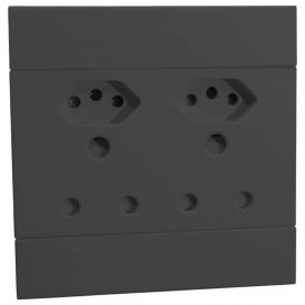 Veti 2 – Double UN SSO 2×16A RSA + 2×V‑Slim 4×4 Charcoal Complete