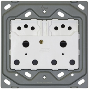 Veti 3 – UNSSO 2 × 16A RSA + 2 × V‑Slim 4×4 No Switch Or Cover