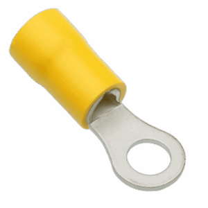 Insulated Lug Yellow 10 mm Ring