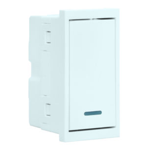 VETi 3 AURA - Two-Way Switch Module - Modular - White