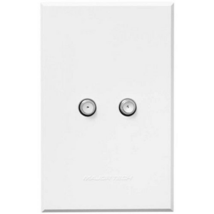 VETi 3 POLA - Dual Satellite Socket - Complete - White
