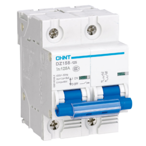 Chint DIN Circuit Breaker – 100A, 2P, C-Curve, 6kA, AC/DC 220V