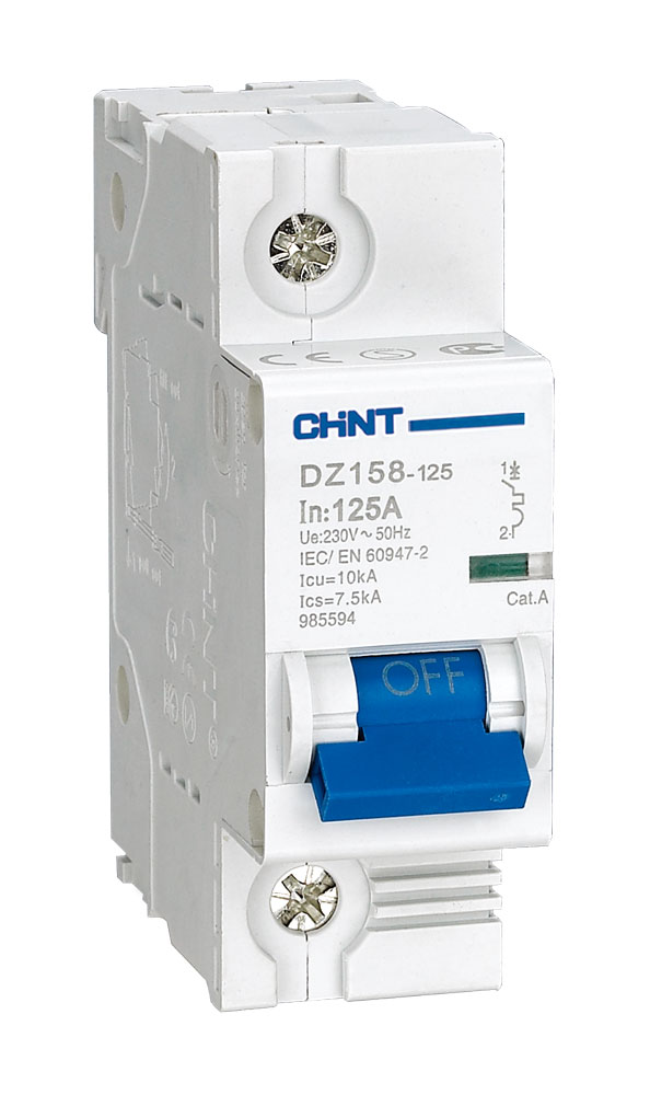 Chint DIN Circuit Breaker – 80A, 1P, C-Curve, 6kA, AC/DC 110V