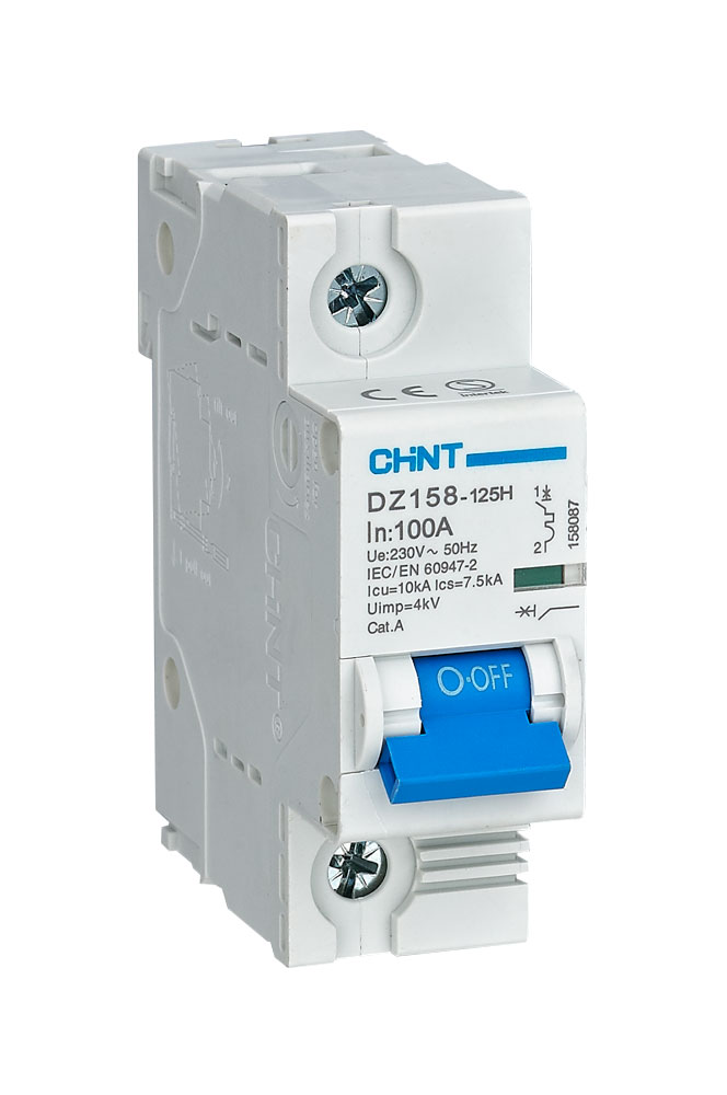 Chint DIN Circuit Breaker – 100A, 1P, C-Curve, 10kA