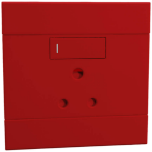 Veti 2 – Dedicated Single Socket Outlet 4×4 16A Red