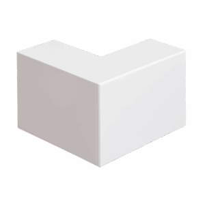 YT5 External Bend – 40 × 40 mm, White