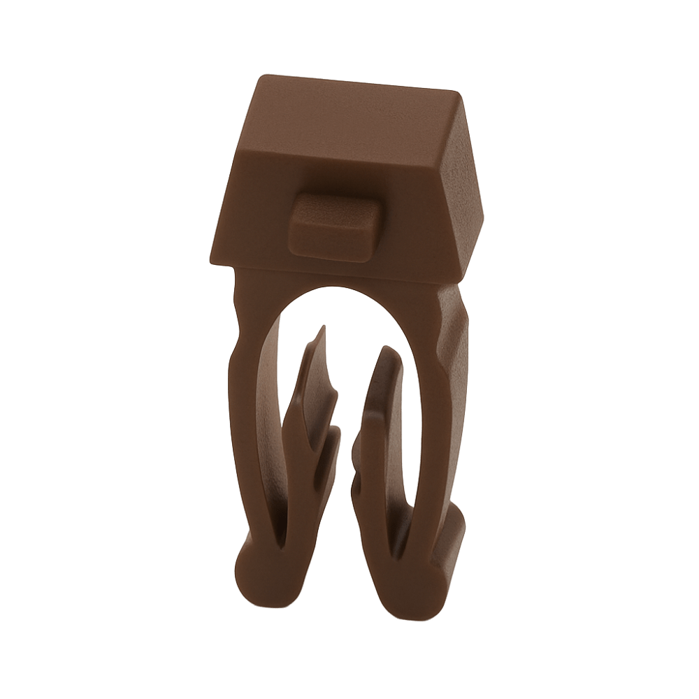 Klemsan Cable Marker “1” – Brown, 4–6 mm² (Pack of 500)