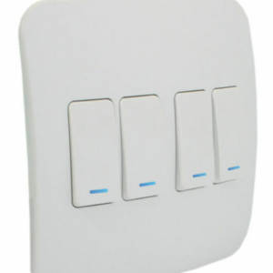 Veti 1 – 4 Lever 1 Way Switch White