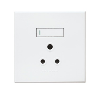 Veti 3 – Single SSO 1 x 16A RSA Vertical 4x4 White Complete