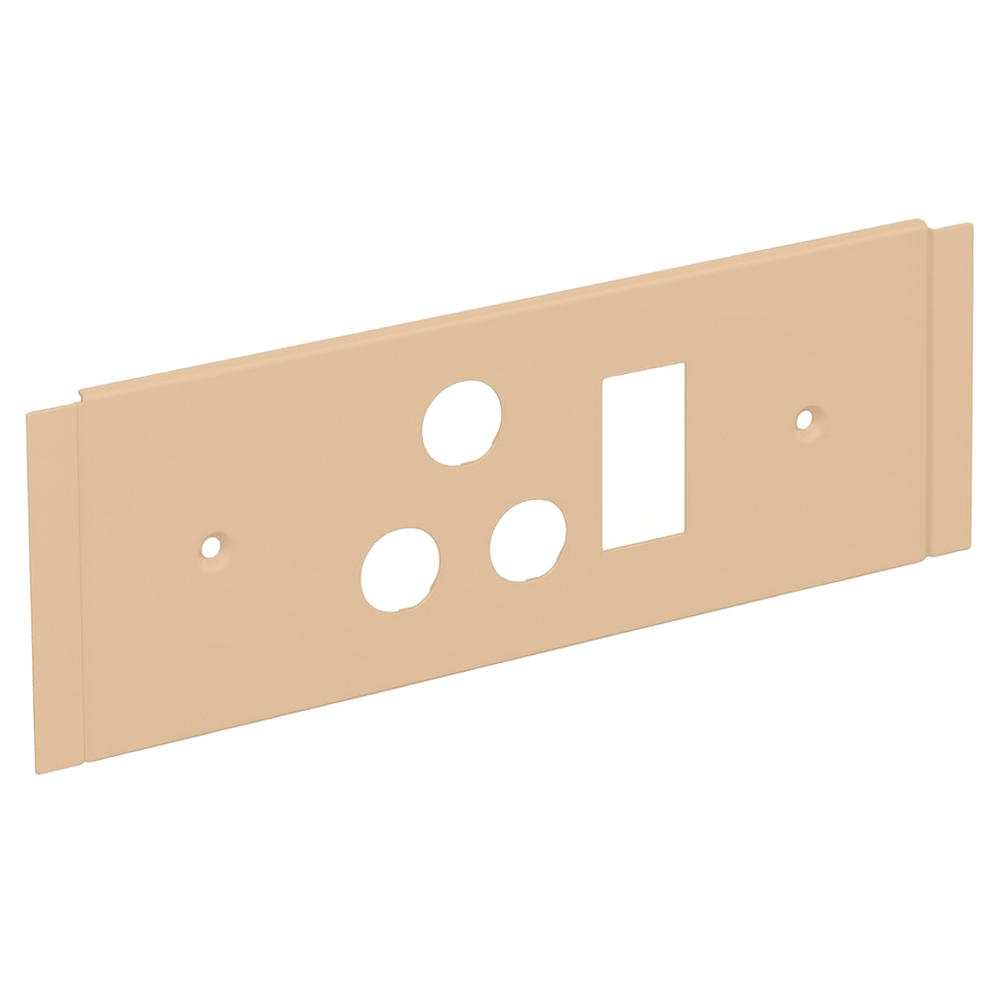 MS Skirt Cover – 16 A SSO, Carrier‑Beige (190 × 71 mm)