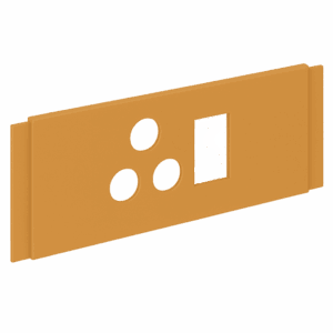 OL MS Skirt Cover – 16A SSO, Easter Oak Finish (190 × 71 mm)