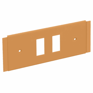 OL MS Cover – 20A Double Pole Isolator (DPI) with Cover Grid, Easter Oak