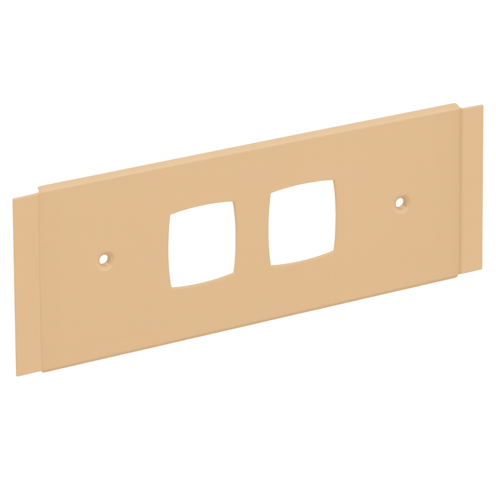 OBO MS S2 2 Module Cover – Carrier Beige