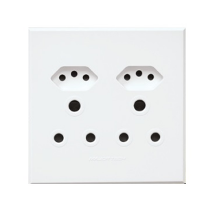 Veti 3 – Double UNSSO 2 x 16A RSA + 2 x 16A V-Slim 4x4 White Complete