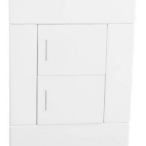 Veti 2 – 2 Lever 2 Way Switch Charcoal Complete