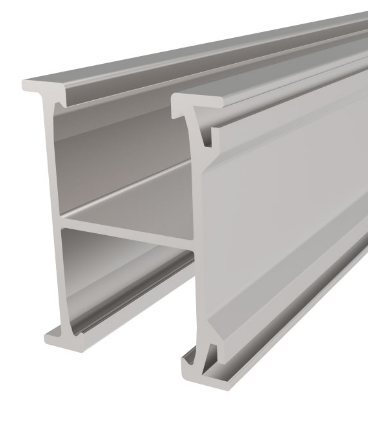 LX Solar Rail (Top + Bottom) – 42×6200mm, AL6063-T6, Mill Finish – 6.2m