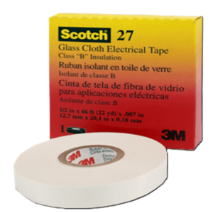 Scotch 3M Tape No. 27 Glass Cloth 19 mm × 20 m