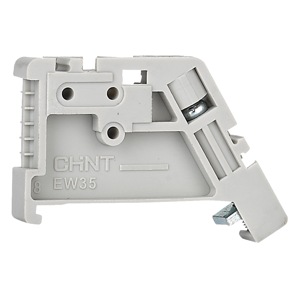Chint Terminal End Stop – Grey, DIN Mount (for JXB Series)