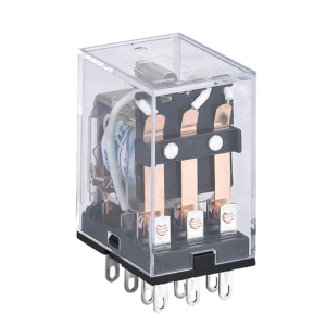 Chint Miniature Power Relay – 14 Flat Pin, 24VDC, with LED Indicator