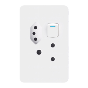 Chint SA/Euro Combined Switched Socket – 16A/10A