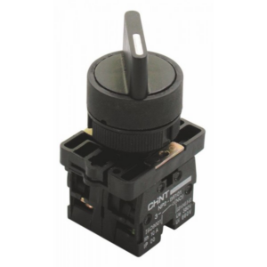 Chint Selector Switch – 2 Position, Complete, 2NO, Steel Base