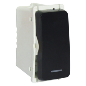 Veti 1 – 1 Way 1 Lever Module Black