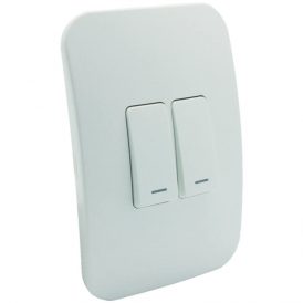 Veti 1 – 2 Lever 1 Way Switch White