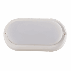 Starlit LED Wall Light / Bulkhead – Oval Opal 12W, 210×120mm, White
