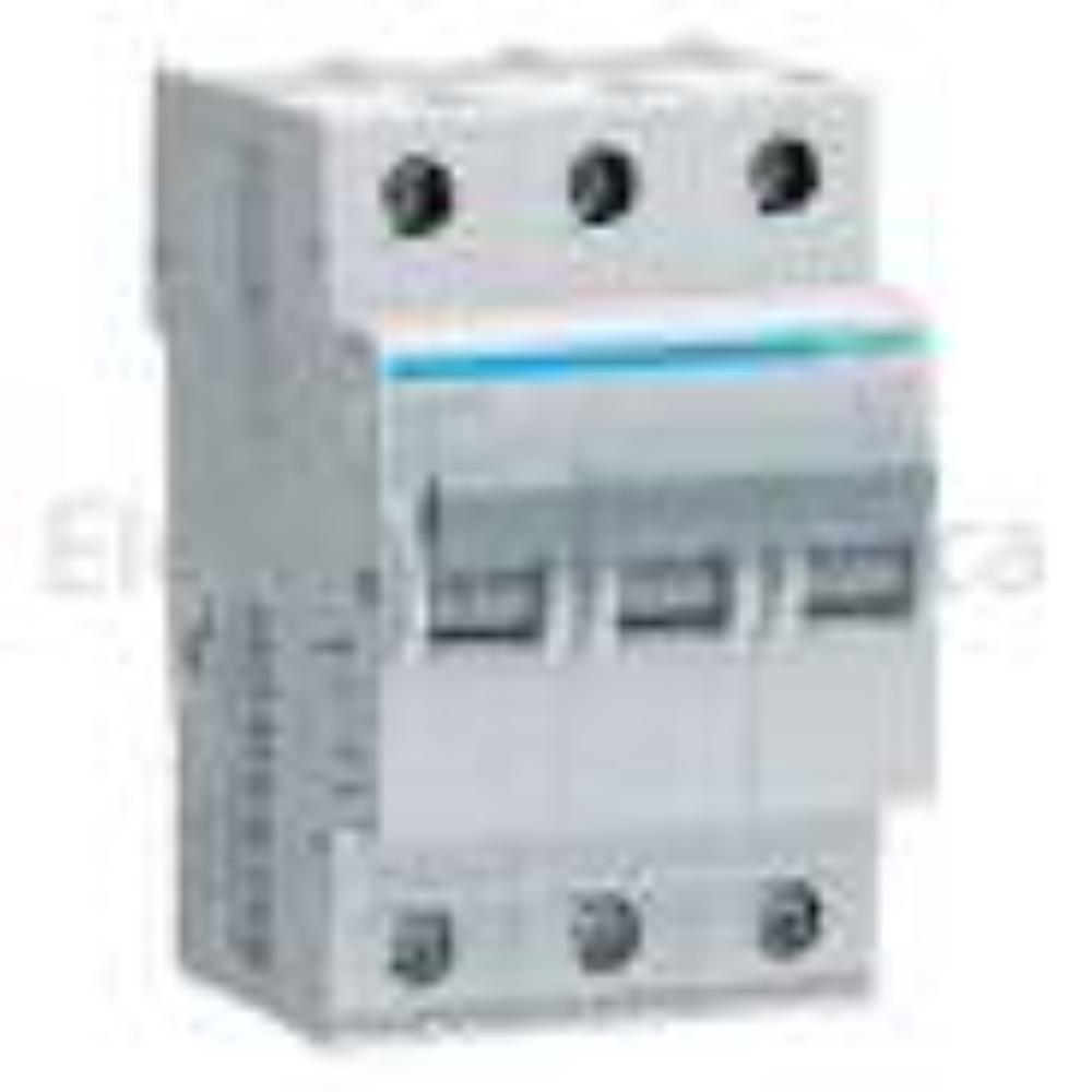 Hager Miniature Circuit Breaker (MCB) – 20A, 3 Pole, 6kA, C-Curve