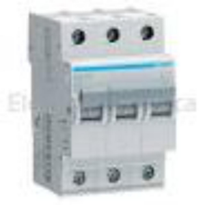 Hager Miniature Circuit Breaker (MCB) – 25A, 3 Pole, 6kA, C-Curve