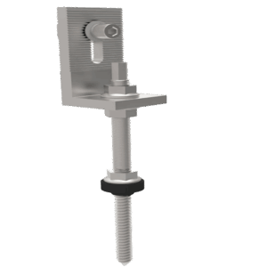 LX Solar L-Bracket Set for Wood [C/W RNW Nut + FS-HBW-ST-M10 Head – 10×200 Bolt + EPDM Rubber + LM-L-M10]