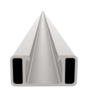 LX Solar – Concrete Mount Rail (Top Fix) 3900 × 20mm AL6063 T6 (Direct-to-Concrete, 3.9m)