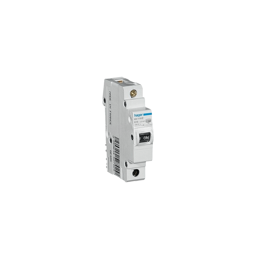 EM 6A 1P 3kA C-Curve Miniature Circuit Breaker (MCB)