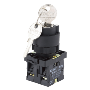 Chint Key Selector Switch – 2 Position, Spring Return (Head Only)