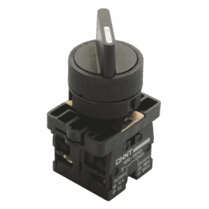 Chint PVC Base 2-Way Selector Switch – Stay-Put, 2NO