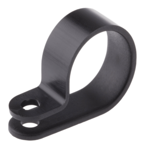 Nylon P-Clip 12.7 mm H7P Max Cable Diameter Black