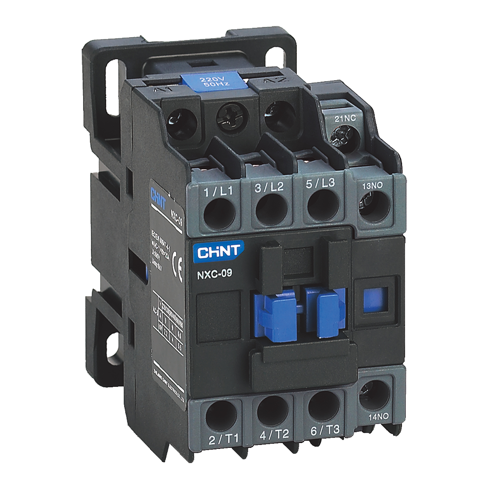 Chint Contactor – 9A 3P (3NO Main + 1NO+1NC Aux), 415V, 4kW