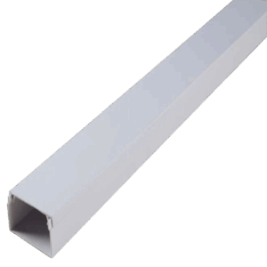 PVC 25 × 25 mm trunking (3 m Length) White