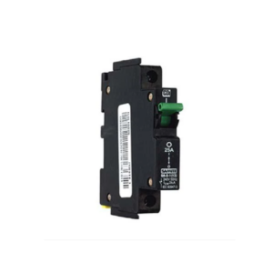 CBI 63A 1P Isolator 3kA Mini Rail Green Handle