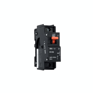 CBI 30A 1 Pole Mini Rail MCB – 6kA, Curve 1, Black (Orange Handle)
