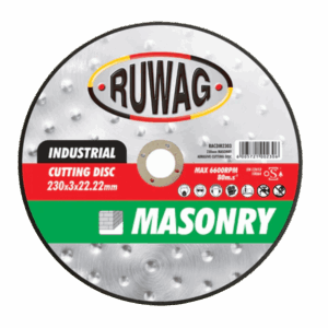 Ruwag 230mm × 3mm Cutting Disc/Blade – Steel (Industrial Grade)