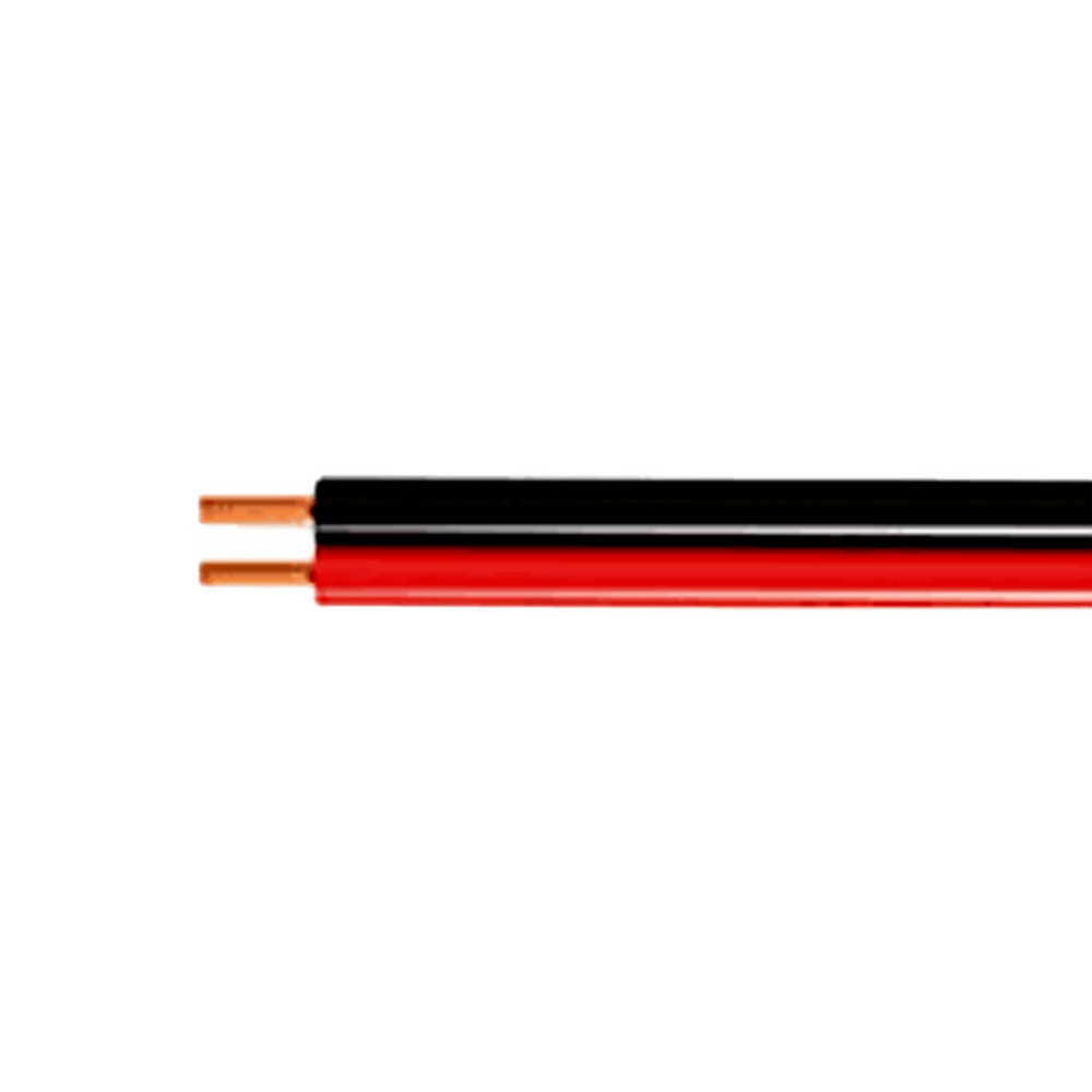 2.5 mm² Red/Black Twin-Core Ripcord Cable