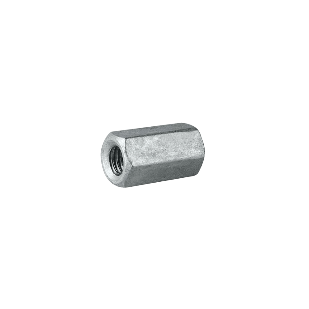 Coupler Nut – M8 × 25mm, Galvanised