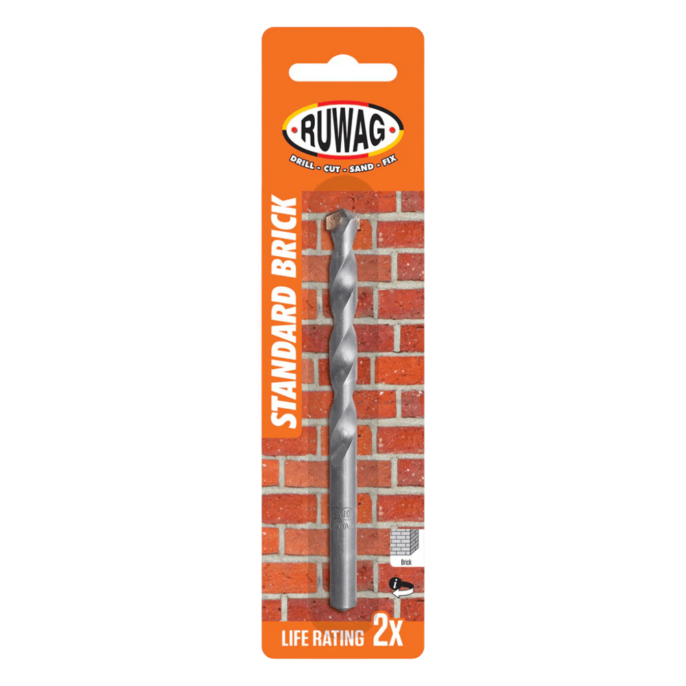 RUWAG SDS‑Plus Drill Bit 8 mm × 150 mm Usable × 210 mm Overall (Standard Duty, Orange‑Card Series)