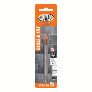 Ruwag 6 × 75 mm Glass Tile Drill Bit (Carded)