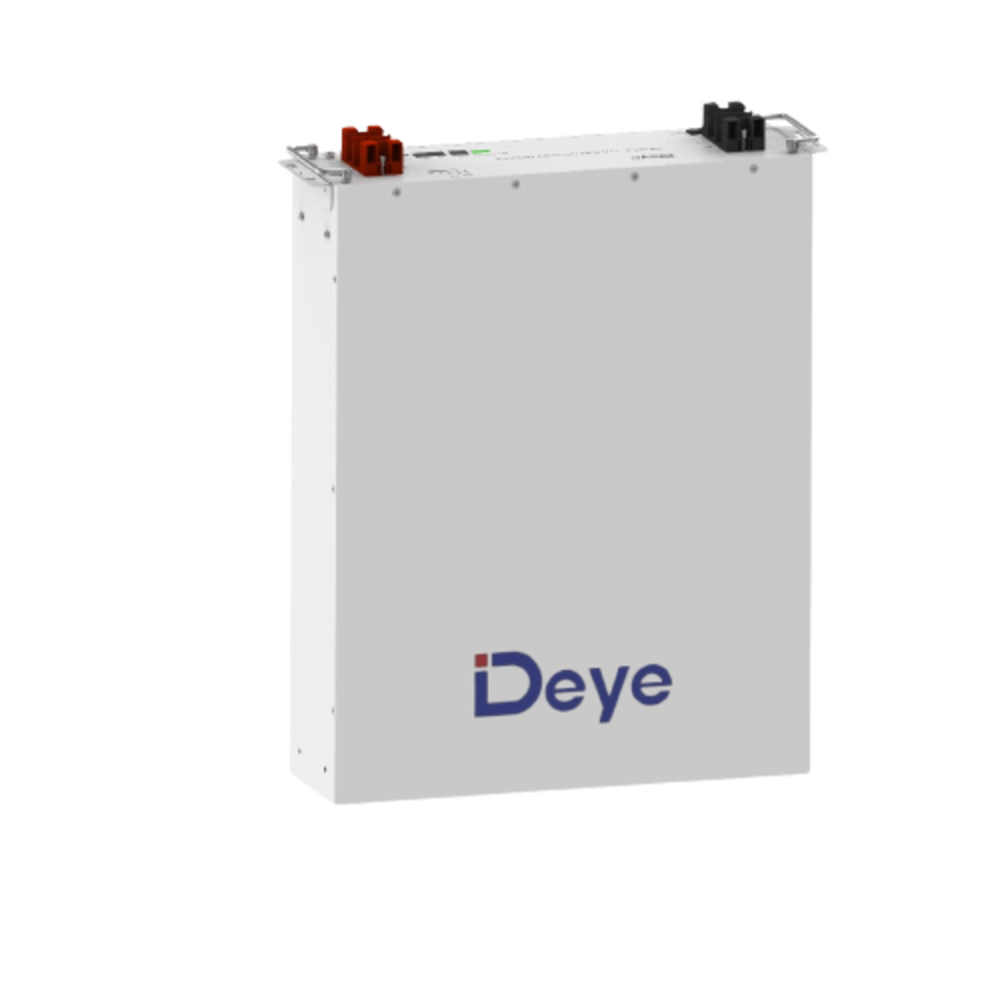 Deye 5.32kWh LiFePO₄ 51.2V 108Ah Wall-Mount Solar Battery with Included Deye Communication and Power Cables